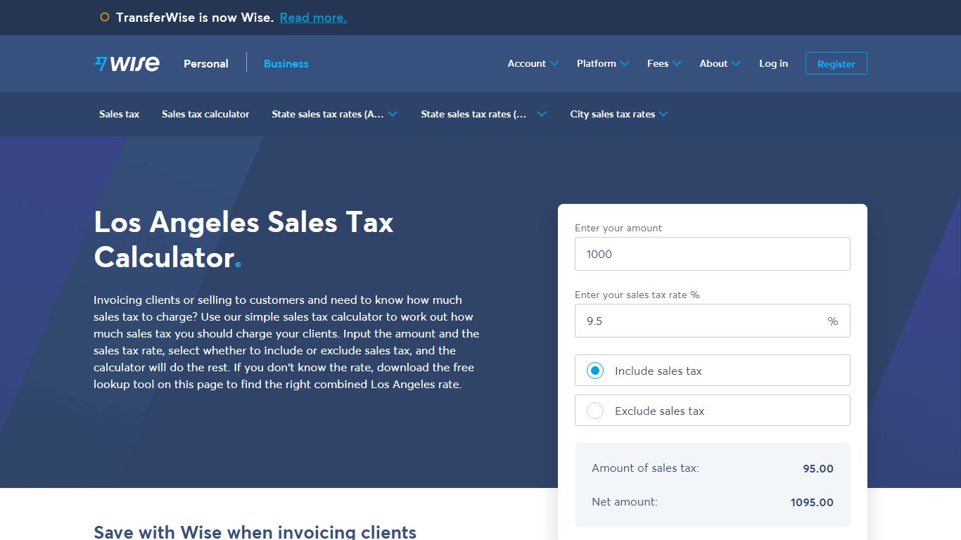 Los Angeles Sales Tax Rate and Calculator 2021 - Wise