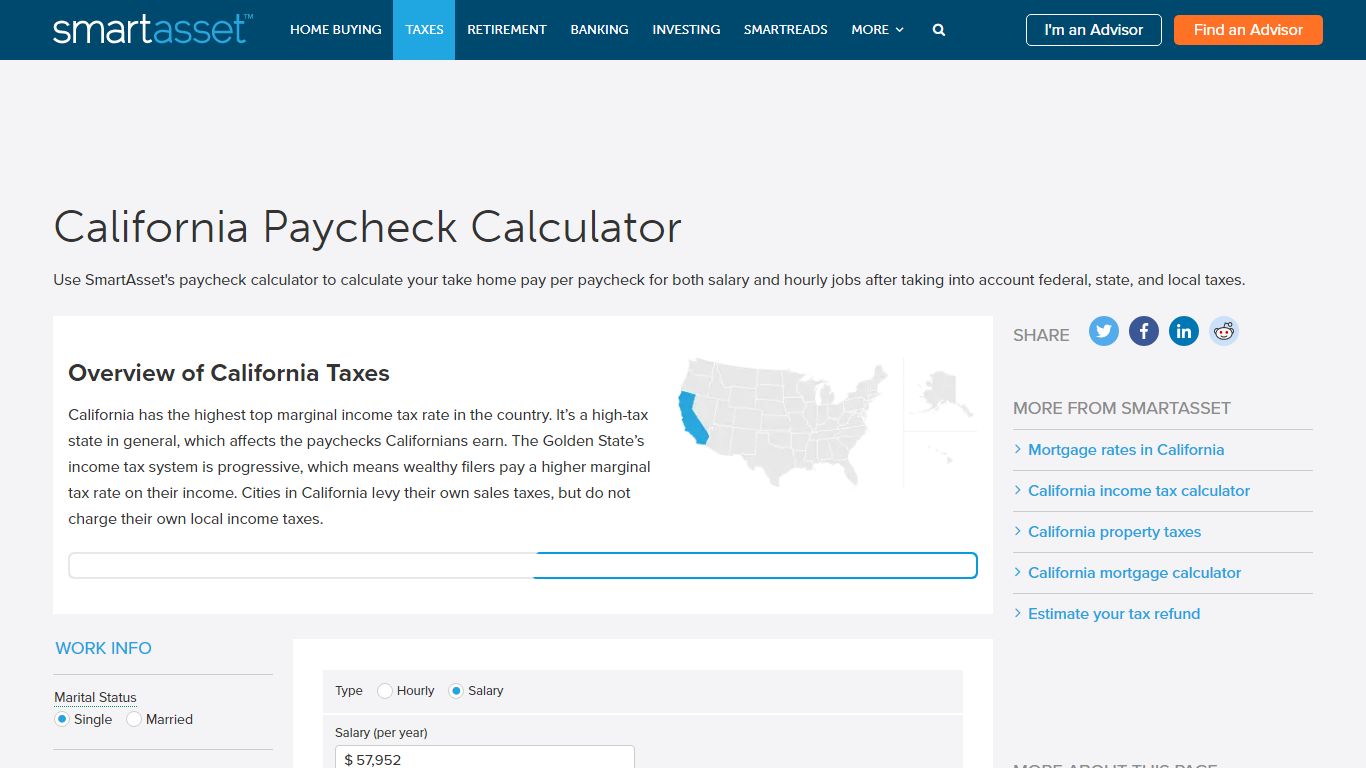 California Paycheck Calculator - SmartAsset